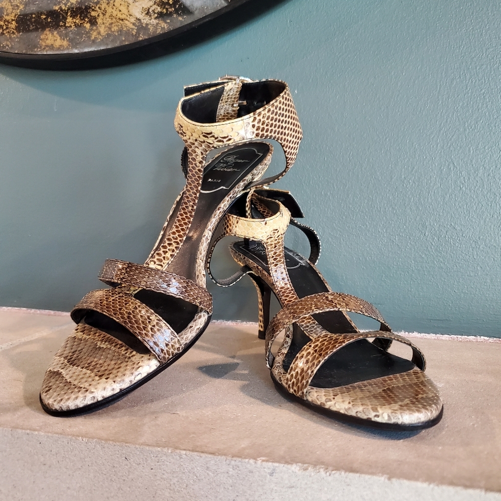 Gorgeous Roger Vivier Dress Sandals!!🧡🍁💛